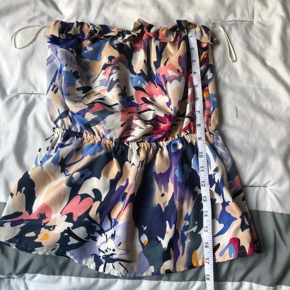 Velvet Heart Strapless Brightly Colored Top - Picture 8 of 8